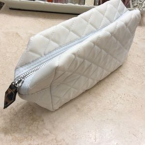 Trish McEvoy quilted makeup bag